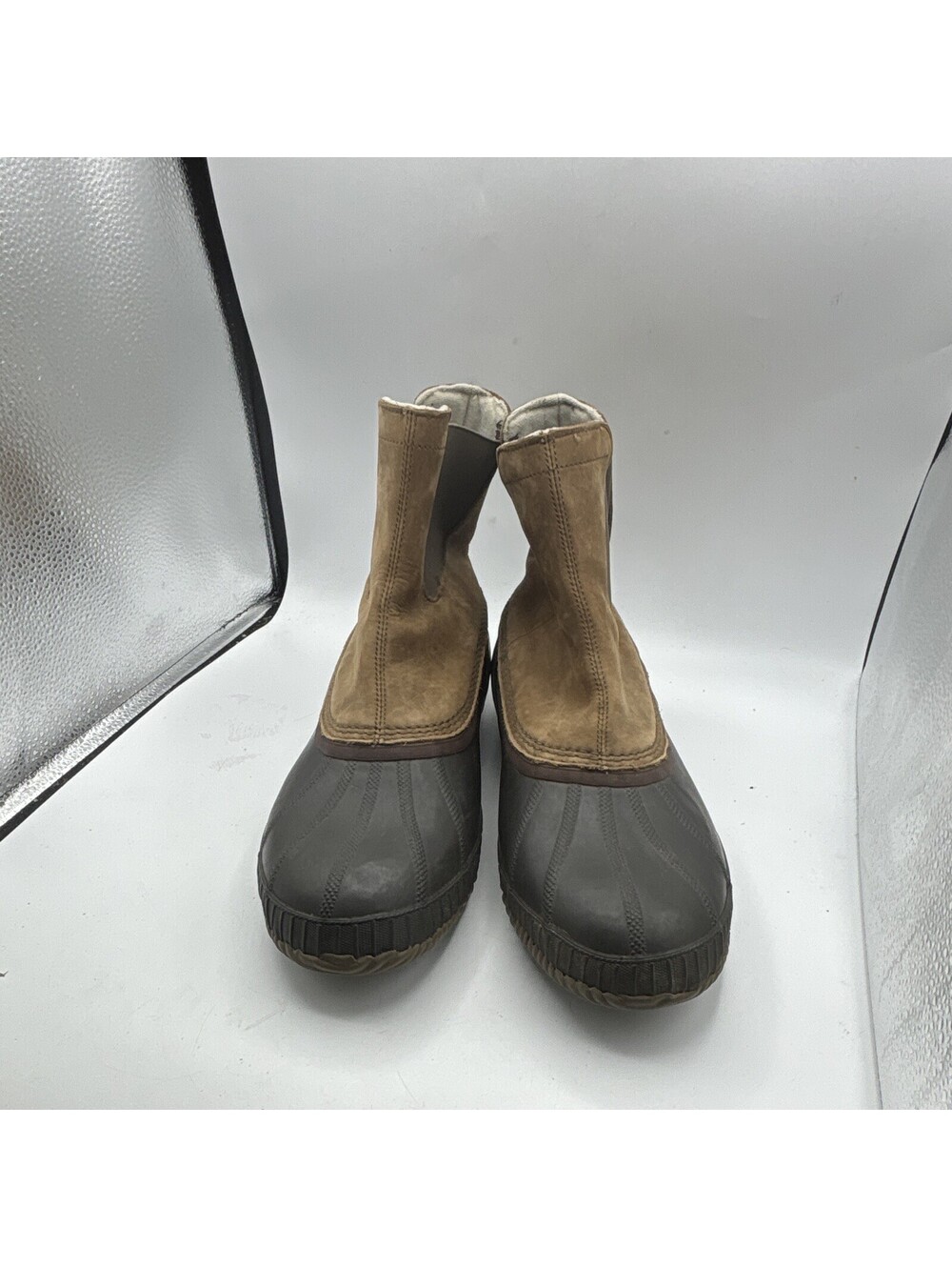Sorel Men’s Waterproof Duck Chelsea Pull-On Ankle Boots Brown/Black Size 14 - Picture 10 of 10